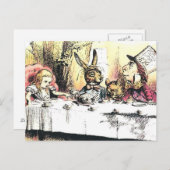 アリスインワンダーランド不機嫌紅茶パーティーはがき ポストカード (正面/裏面)