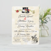 アリスインワンダーランド夕べ招待状 招待状 (スタンド正面)