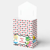 アリスインワンダーランド子供の誕生日パーティーブラックレッド フェイバーボックス (オープン)