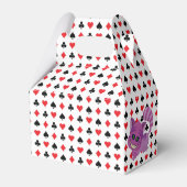 アリスインワンダーランド子供の誕生日パーティー フェイバーボックス (裏面サイド)