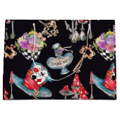 アリスインワンダーランド抱き枕 ラージペーパーバッグ (正面)