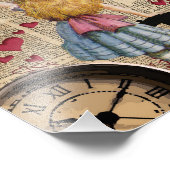 アリスインワンダーランド旅行イン時間 フォトプリント            (角)