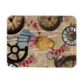 アリスインワンダーランド旅行イン時間 マグネット (横)