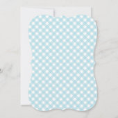 アリスインワンダーランド男の赤ちゃんシャワー招待 招待状 (裏面)