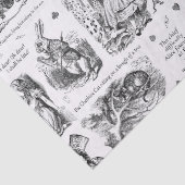 アリスインワンダーランド白黒トワール引用文 薄葉紙 (詳細)