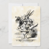 アリスインワンダーランド結婚式招待状 招待状 (裏面)