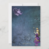 アリスインワンダーランド結婚式招待状 招待状 (裏面)