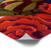 アリスインワンダーランド絵画ズバラレッドプリント ポスター (角)