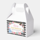 アリスインワンダーランド誕生日お願いボックス フェイバーボックス (正面サイド)