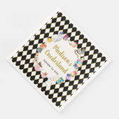 アリスインワンダーランド誕生日オネダーランドナプキンス (コーナー)