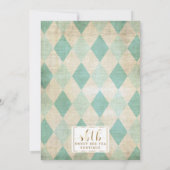 アリスインワンダーランド誕生日招待状 招待状 (裏面)