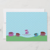 アリスインワンダーランド誕生日招待状 招待状 (裏面)