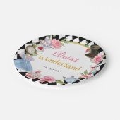 アリスインワンダーランド誕生日 ペーパープレート (アングル)