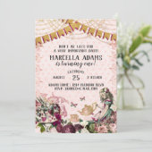 アリスインワンダーランド誕生日 招待状 (スタンド正面)