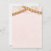 アリスインワンダーランド誕生日 招待状 (裏面)