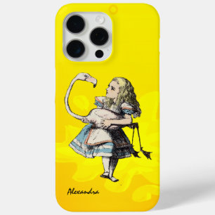 アリスインワンダーランド赤面ピンクフラミンゴ iPhone 15 PRO MAXケース