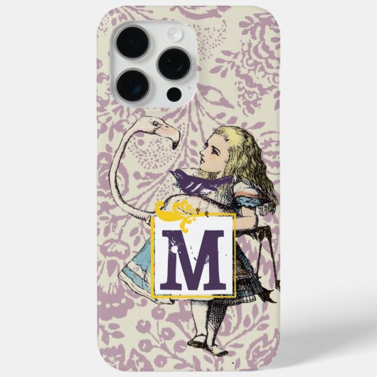 アリスインワンダーランド赤面ピンクフラミンゴ Case-Mate iPhoneケース (裏面)