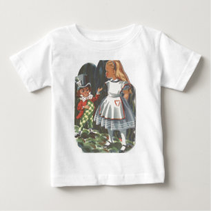 アリスインワンダーランド&ザ不機嫌帽子屋 ベビーTシャツ