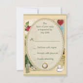 アリスインワンダーランドRSVP 出欠カード (裏面)