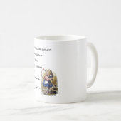 アリスインワンダーランドW/フラミンゴアドベンチャー引用文 コーヒーマグカップ (正面右)