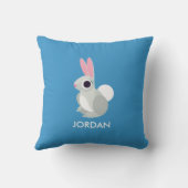 アリスウサギ クッション (裏面)