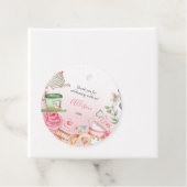 アリスオネダーランド不機嫌ティーパーティーガールファースト誕生日 フェイバータグ (インサイチュ)