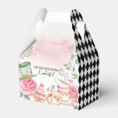 アリスオネダーランド不機嫌ティーパーティーガールファースト誕生日 フェイバーボックス (裏面サイド)