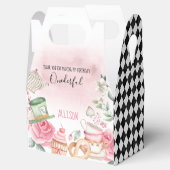 アリスオネダーランド不機嫌ティーパーティーガールファースト誕生日 フェイバーボックス (オープン)