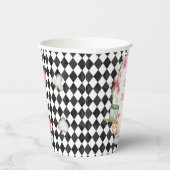 アリスオネダーランド不機嫌ティーパーティーガールファースト誕生日 紙コップ (右)