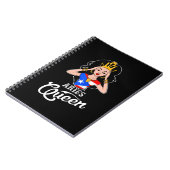 アリスクイーンプエルトリコ誕生日フォーブラックウィメンズ ノートブック (左側)