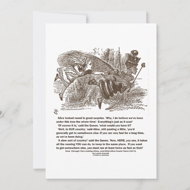 アリスクイーンランニングズの2倍の速さで同じ場所にとどまる (正面)