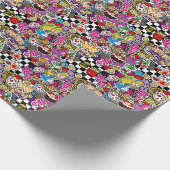 アリスズワンダーランド不機嫌ハッタータティーパーティー招待状 ラッピングペーパー (角)