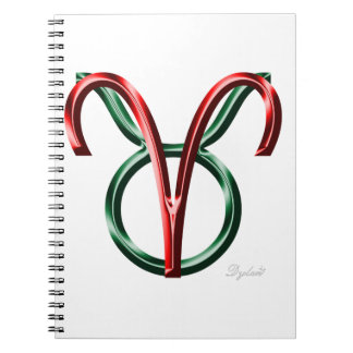 アリスタウラスカスプアストロロジー〔占星術の〕十二宮図標識 ノートブック