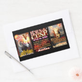 アリスタウロス〔占星術の〕十二宮図クスバイバルクサルト 長方形シール (封筒)