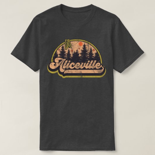 アリスタヴィル, アラバマ州 Tシャツ (デザイン正面)