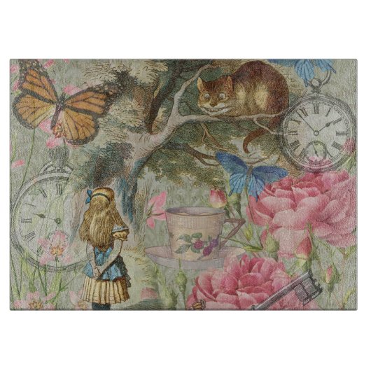 アリスチェシャーキャットワンダーランドツリーガーデン カッティングボード (正面)