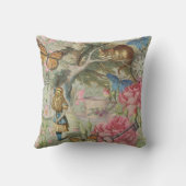 アリスチェシャーキャットワンダーランドツリーガーデン クッション (裏面)