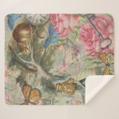 アリスチェシャーキャットワンダーランドツリーガーデン シェルパブランケット (正面(横))