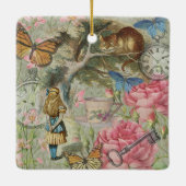 アリスチェシャーキャットワンダーランドツリーガーデン セラミックオーナメント (裏面)