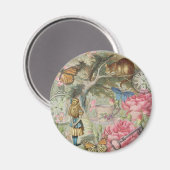 アリスチェシャーキャットワンダーランドツリーガーデン マグネット (正面/裏面)