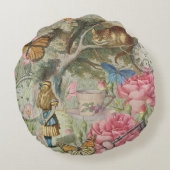 アリスチェシャーキャットワンダーランドツリーガーデン ラウンドクッション (裏面)