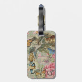 アリスチェシャーキャットワンダーランドツリーガーデン ラゲッジタグ (裏面縦)