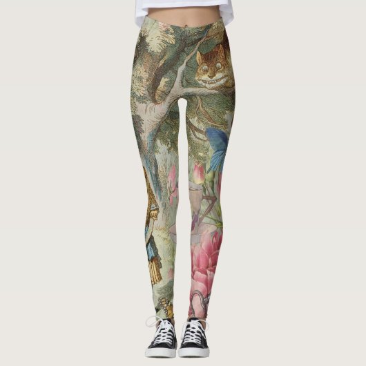 アリスチェシャーキャットワンダーランドツリーガーデン レギンス (正面)