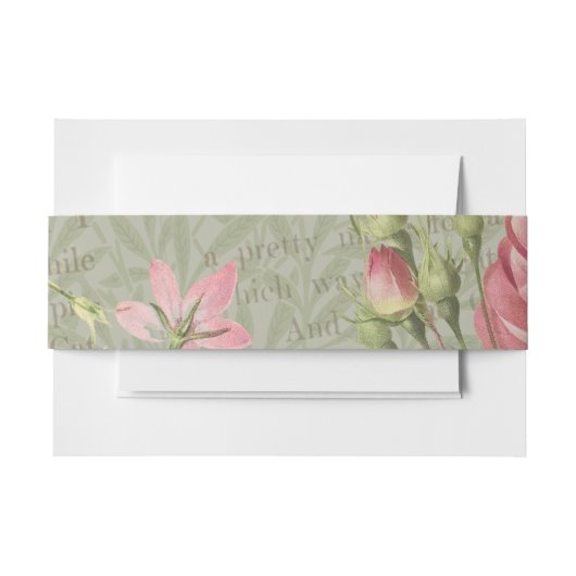 アリスチェシャーキャットワンダーランドツリーガーデン 招待状ベリーバンド (正面例)