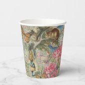 アリスチェシャーキャットワンダーランドツリーガーデン 紙コップ (裏面)