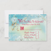 アリスティーアット4時RSVP 招待状 (裏面)