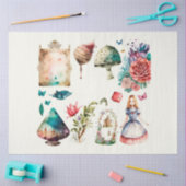 アリスティーシリーズパーティーデザイン7 薄葉紙 (クラフト)