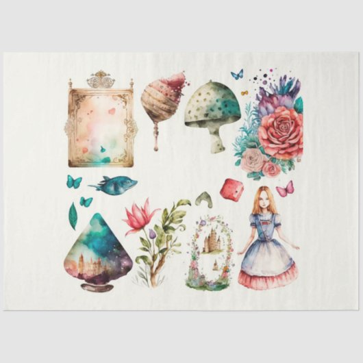 アリスティーシリーズパーティーデザイン7 薄葉紙 (正面)