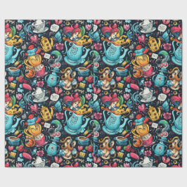 アリスティーパーティーテーマ ラッピングペーパー