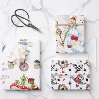 アリスティーパーティーデザイン ラッピングペーパーシート